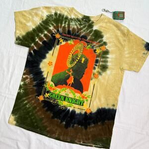 A24 x Studiohouse Designs Green Knight Tie Dye T-Shirt - L